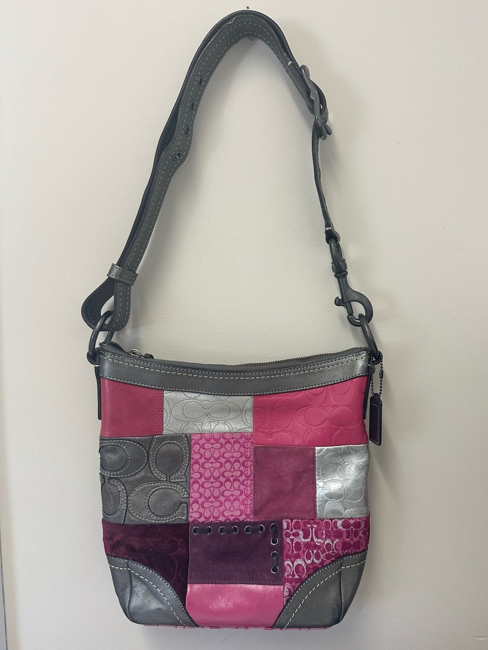 Coach Y2K Multicolor Patchwork Crossbody Bag